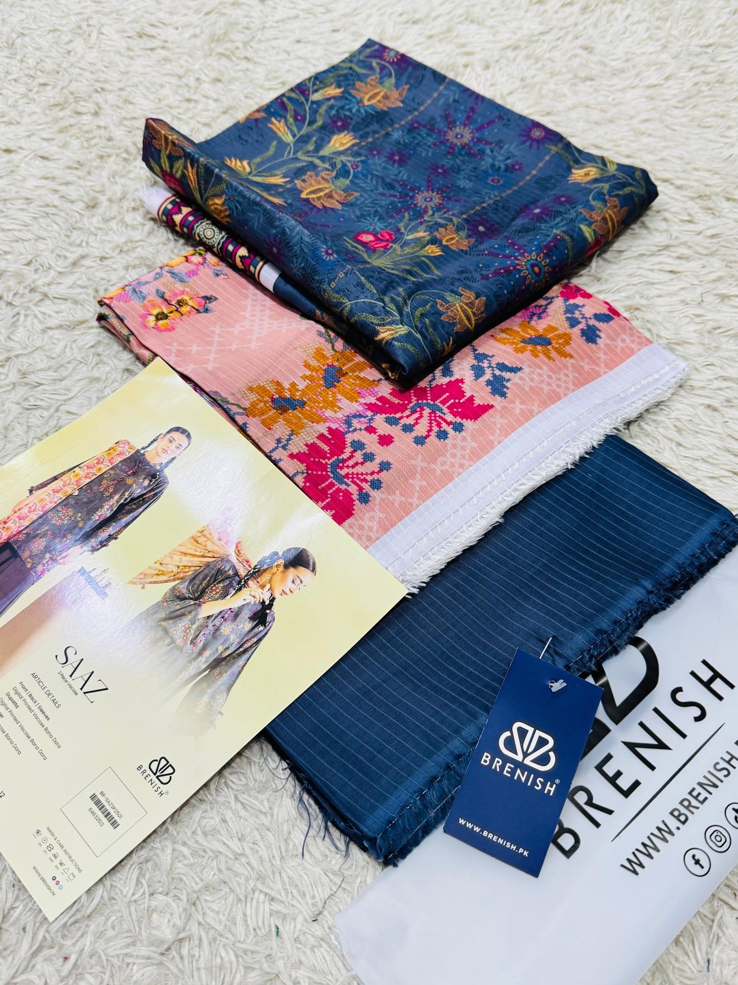 Gull G – Saaz Vole 2025 (3-Piece Unstitched Viscose Linen Suit)