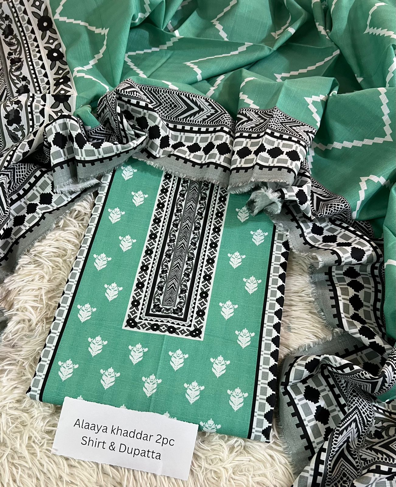 Alaya Khaddar 2-Piece Printed Winter Collection 2025 – Premium Khaddar Suit