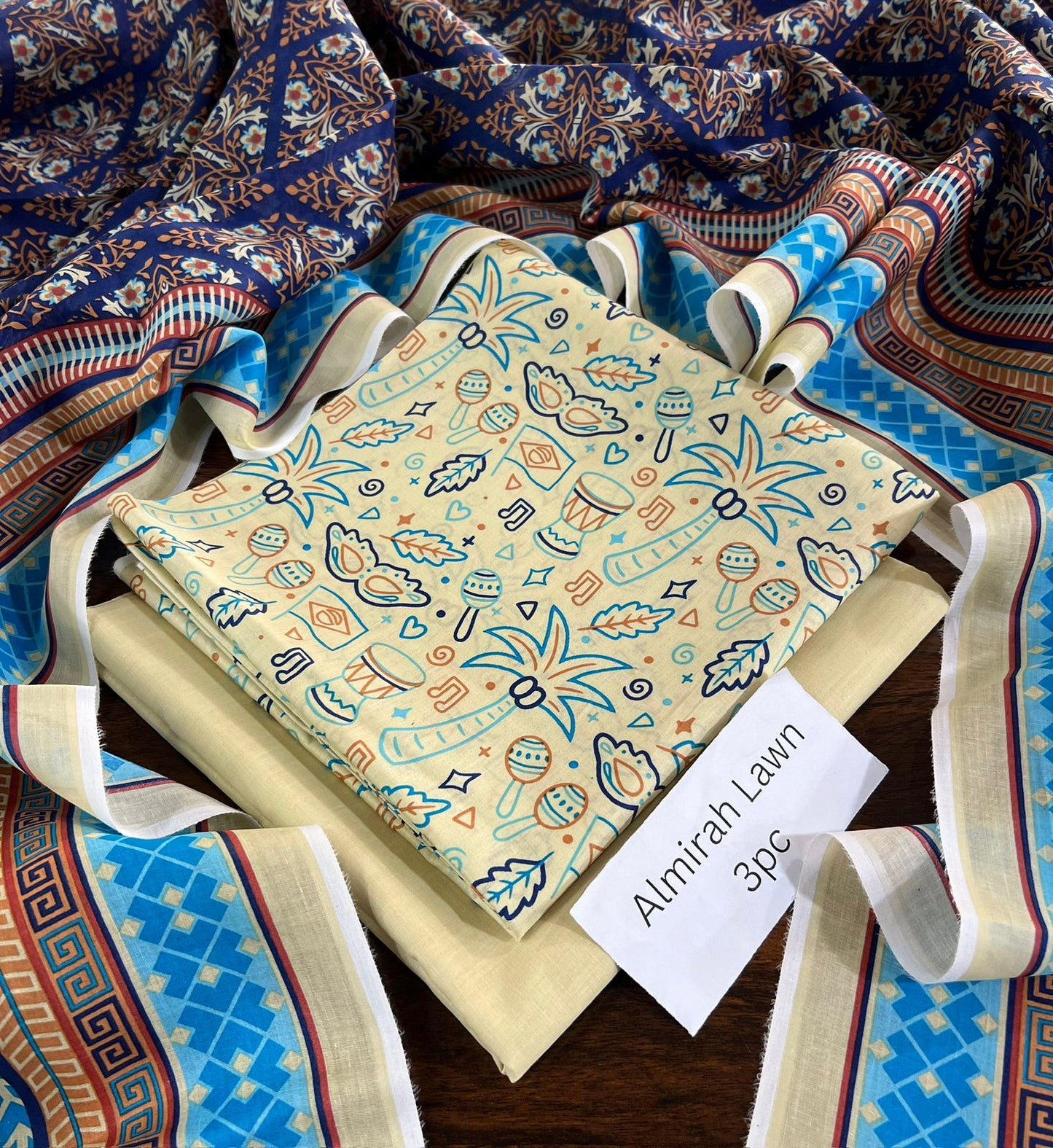 Almirah & Chunri by Outfit 2026 Original Printed Lawn 3-Piece Suit – Summer Collection