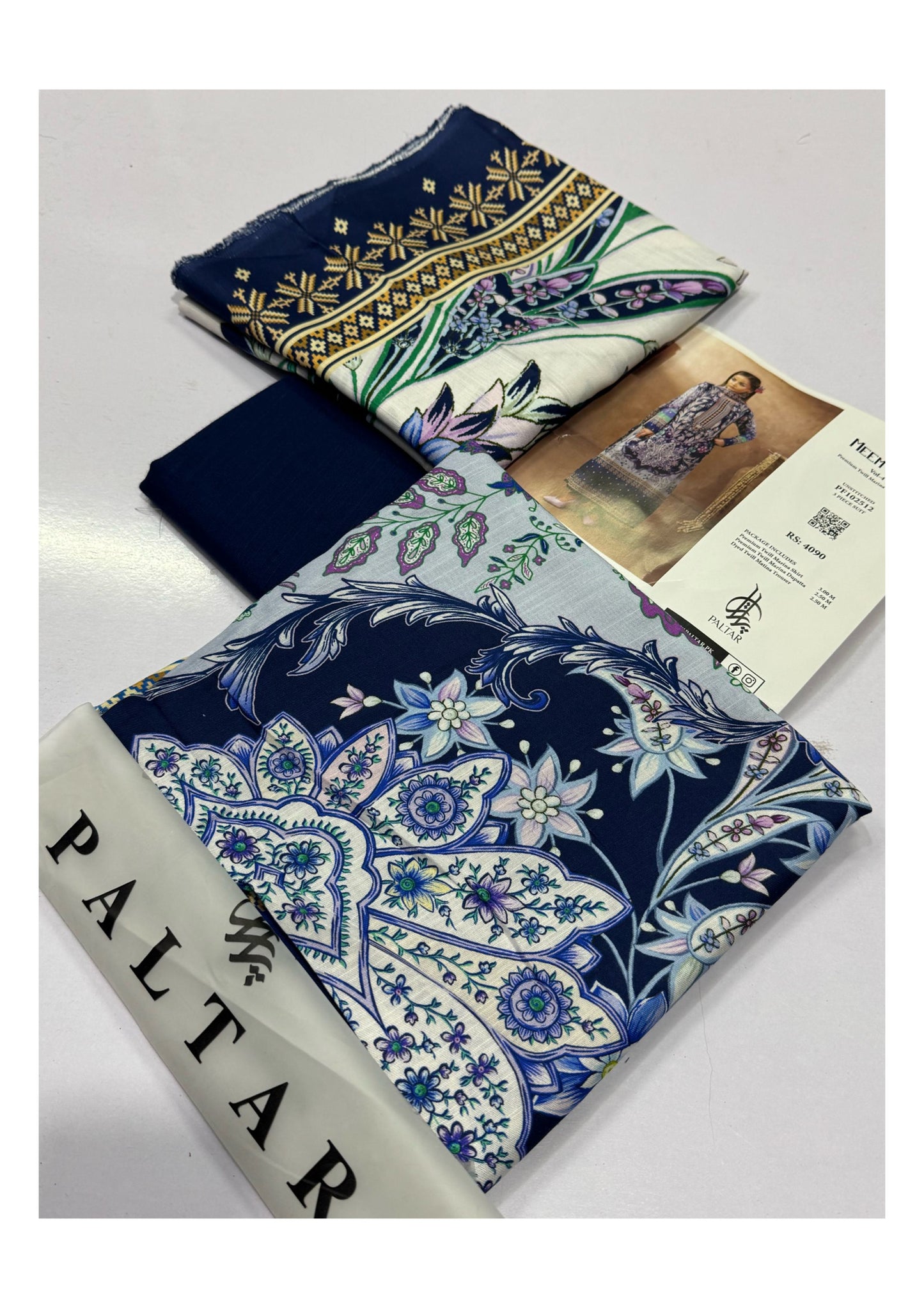 Meem Saab by Paltar | Twill Marina 3PC Winter Collection 2025