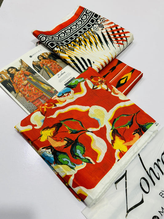 ZOHRA by Motifz – Khaddar Collection 2025 (3-Piece Printed Suit)