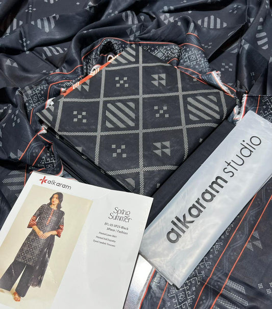 Al Karam 2026 Original Digital Print Lawn 3-Piece Suit – Premium Summer Collection