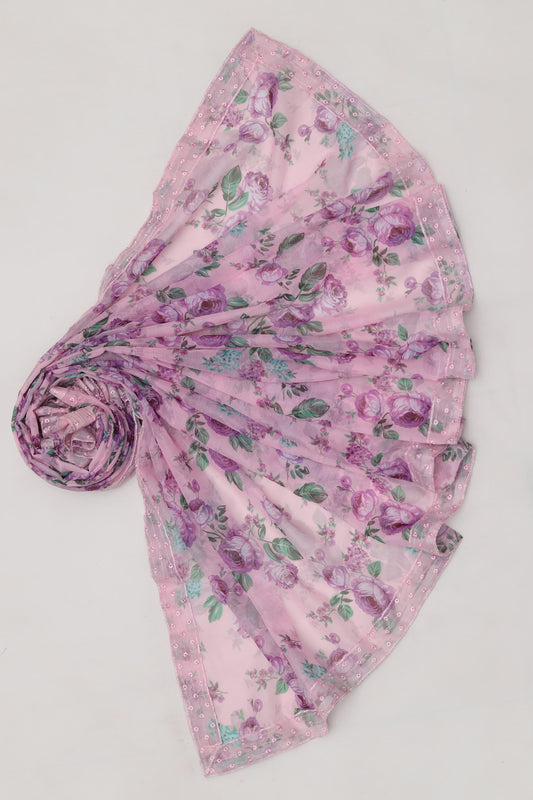 Summer Collection 2026 Lawn 3-Piece Suit – Embroidered chiffon embroidered dupatta Farasha