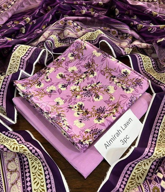 Almirah & Chunri by Outfit 2026 Original Printed Lawn 3-Piece Suit – Summer Collection