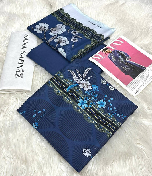 Sana Safinaz 2026 Original Digital Print Lawn 3-Piece Suit – Premium Summer Collection