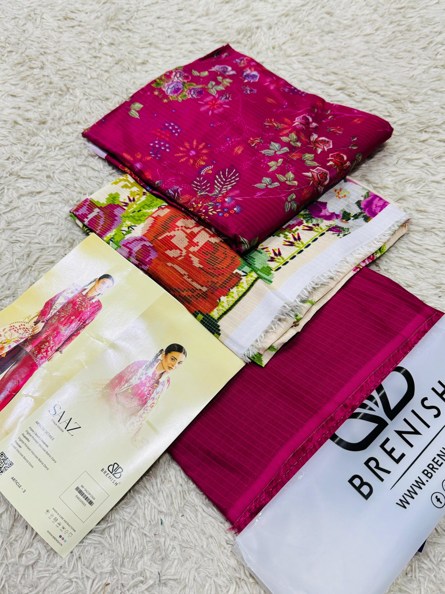 Gull G – Saaz Vole 2025 (3-Piece Unstitched Viscose Linen Suit)