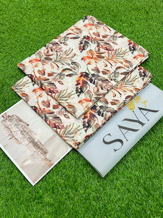 Saya Latest Volume 2026 Original Printed Lawn 2-Piece Suit – Premium Summer Collection