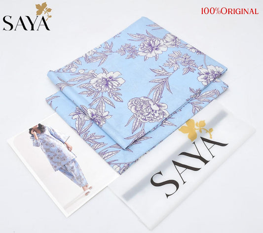 Saya Latest Volume 2026 Original Printed Lawn 2-Piece Suit – Premium Summer Collection