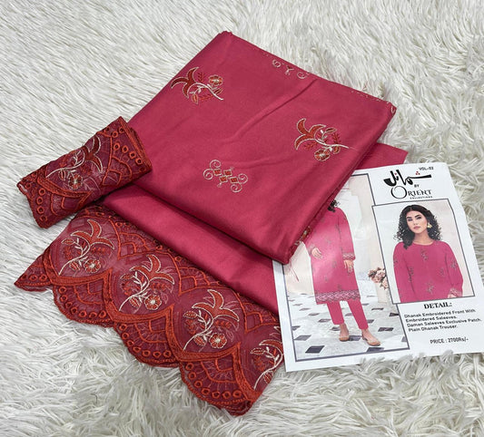 Orient Dhanak Vol–01 | Shumail Embroidered Winter Collection 2025 – Premium 2-Piece Suit
