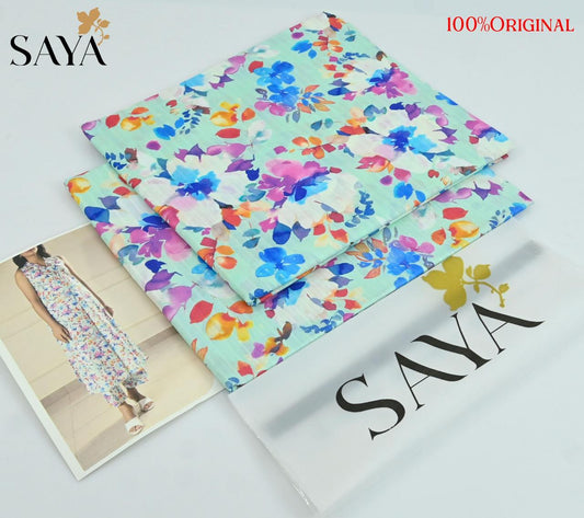 Saya Latest Volume 2026 Original Printed Lawn 2-Piece Suit – Premium Summer Collection