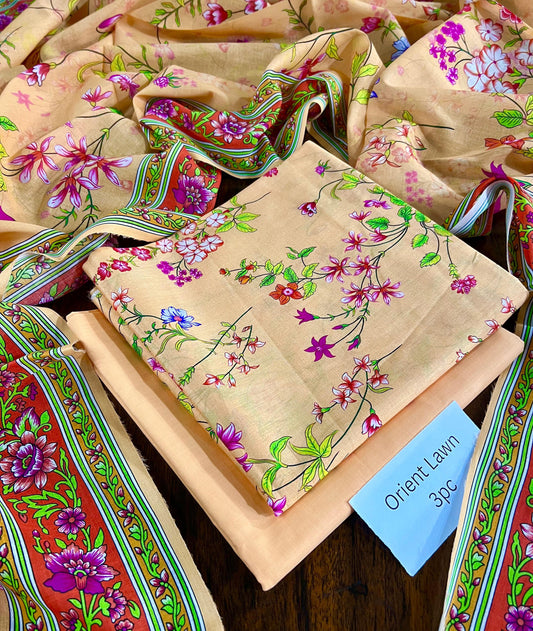 Orient Opening 2025 Printed Lawn 3-Piece Suit – Premium Summer Lawn Collection