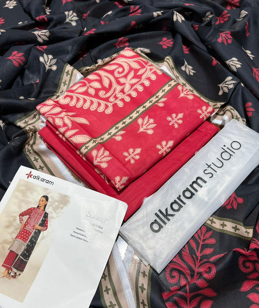 Al Karam 2026 Original Digital Print Lawn 3-Piece Suit – Premium Summer Collection