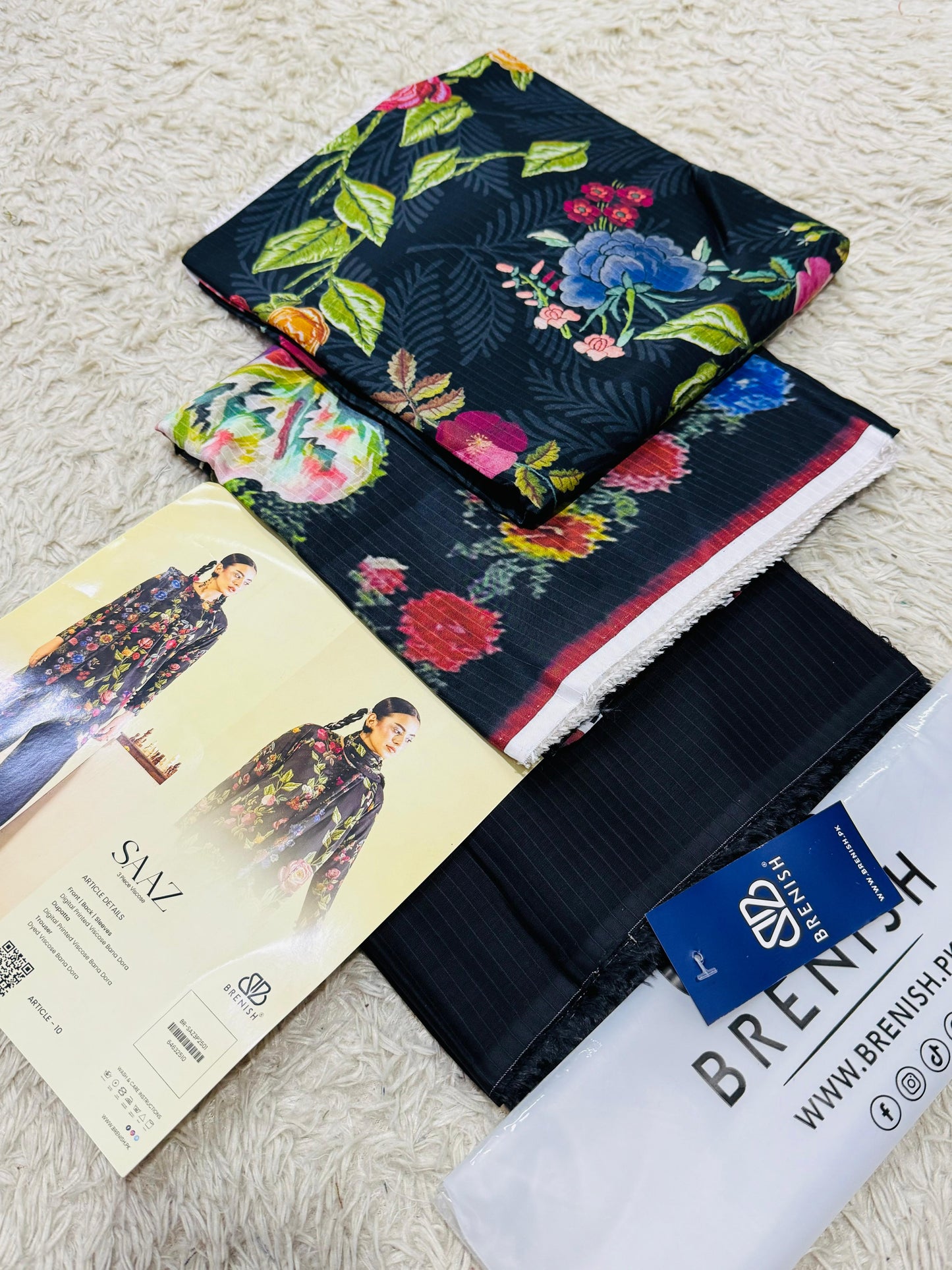 Gull G – Saaz Vole 2025 (3-Piece Unstitched Viscose Linen Suit)