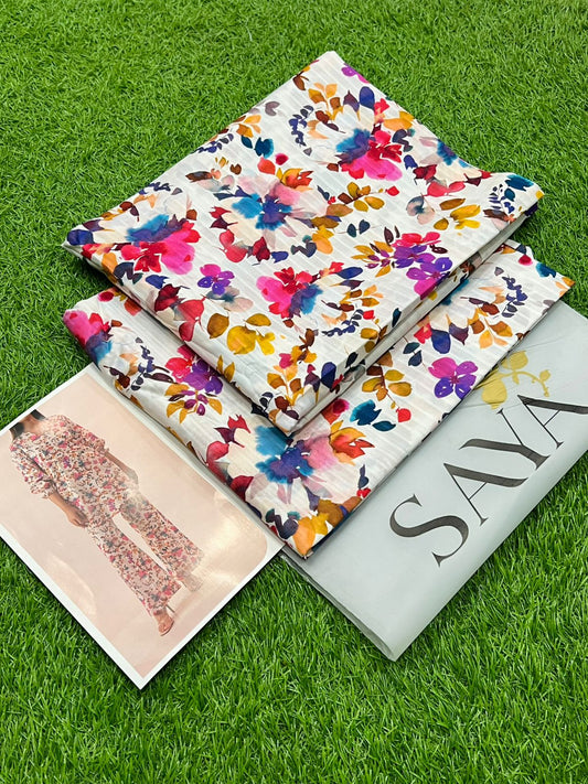 Saya Latest Volume 2026 Original Printed Lawn 2-Piece Suit – Premium Summer Collection