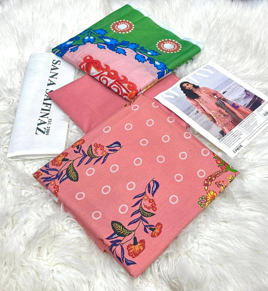 Sana Safinaz 2026 Original Digital Print Lawn 3-Piece Suit – Premium Summer Collection