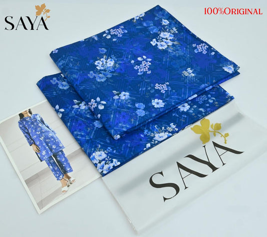 Saya Latest Volume 2026 Original Printed Lawn 2-Piece Suit – Premium Summer Collection