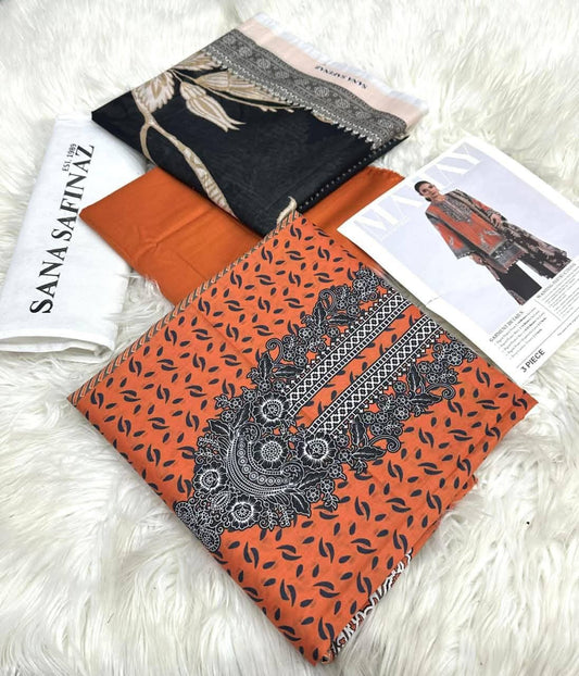 Sana Safinaz 2026 Original Digital Print Lawn 3-Piece Suit – Premium Summer Collection
