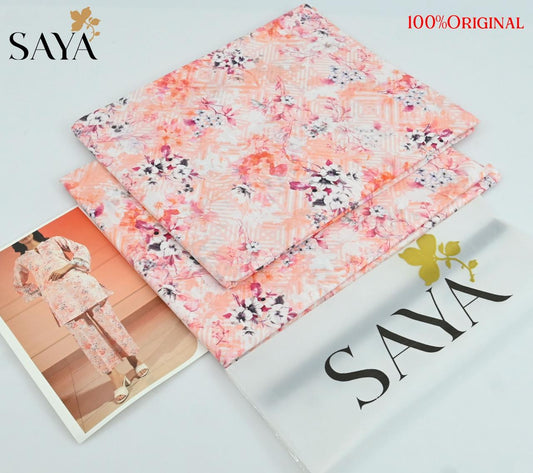 Saya Latest Volume 2026 Original Printed Lawn 2-Piece Suit – Premium Summer Collection