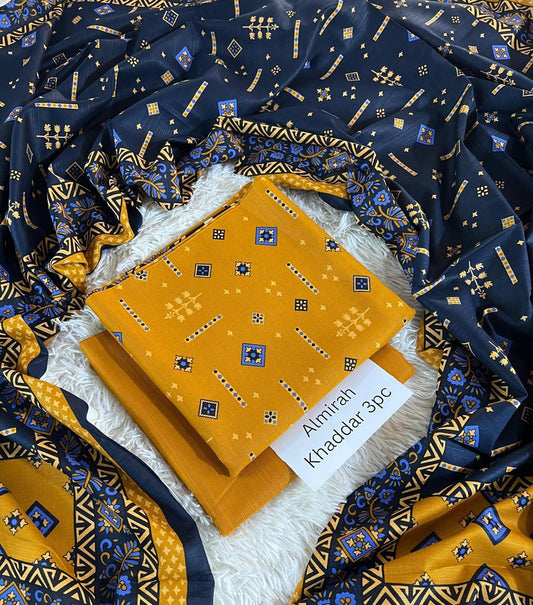 Almirah & Orient – Khaddar Collection 2025 (3-Piece Unstitched Suit)