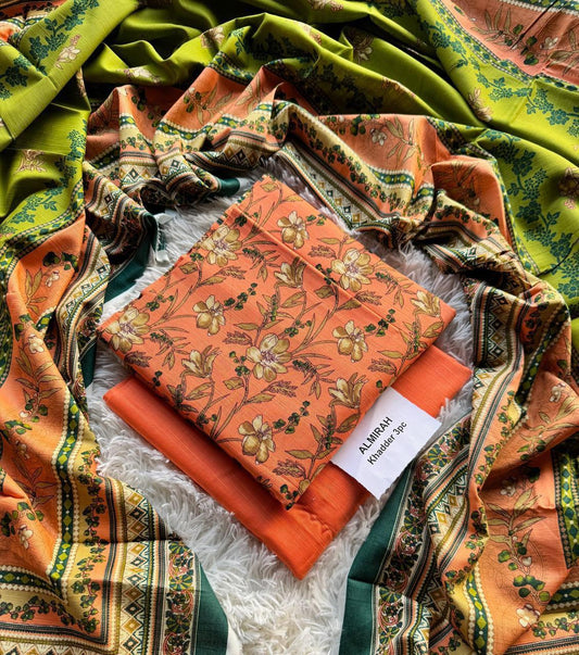 Almirah & Orient – Khaddar Collection 2025 (3-Piece Unstitched Suit)