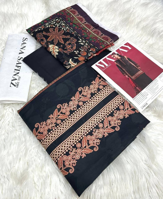 Sana Safinaz 2026 Original Digital Print Lawn 3-Piece Suit – Premium Summer Collection