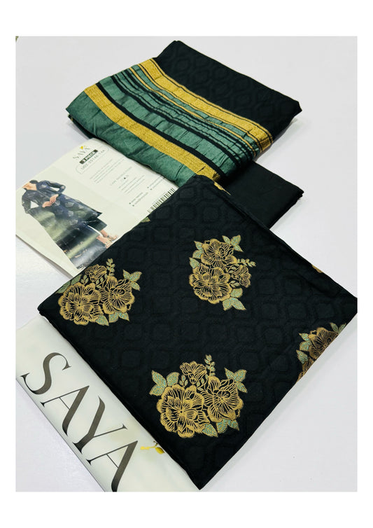 SAYA Jacquard – New Vole Winter Collection 2025 (3-Piece Unstitched Suit)