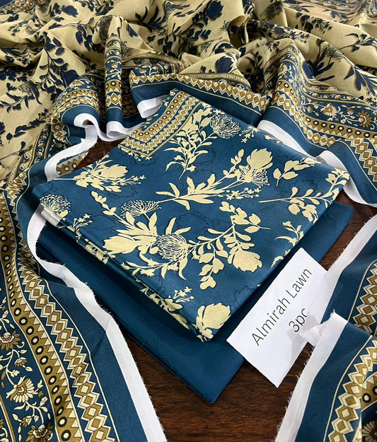 Almirah & Chunri by Outfit 2026 Original Printed Lawn 3-Piece Suit – Summer Collection