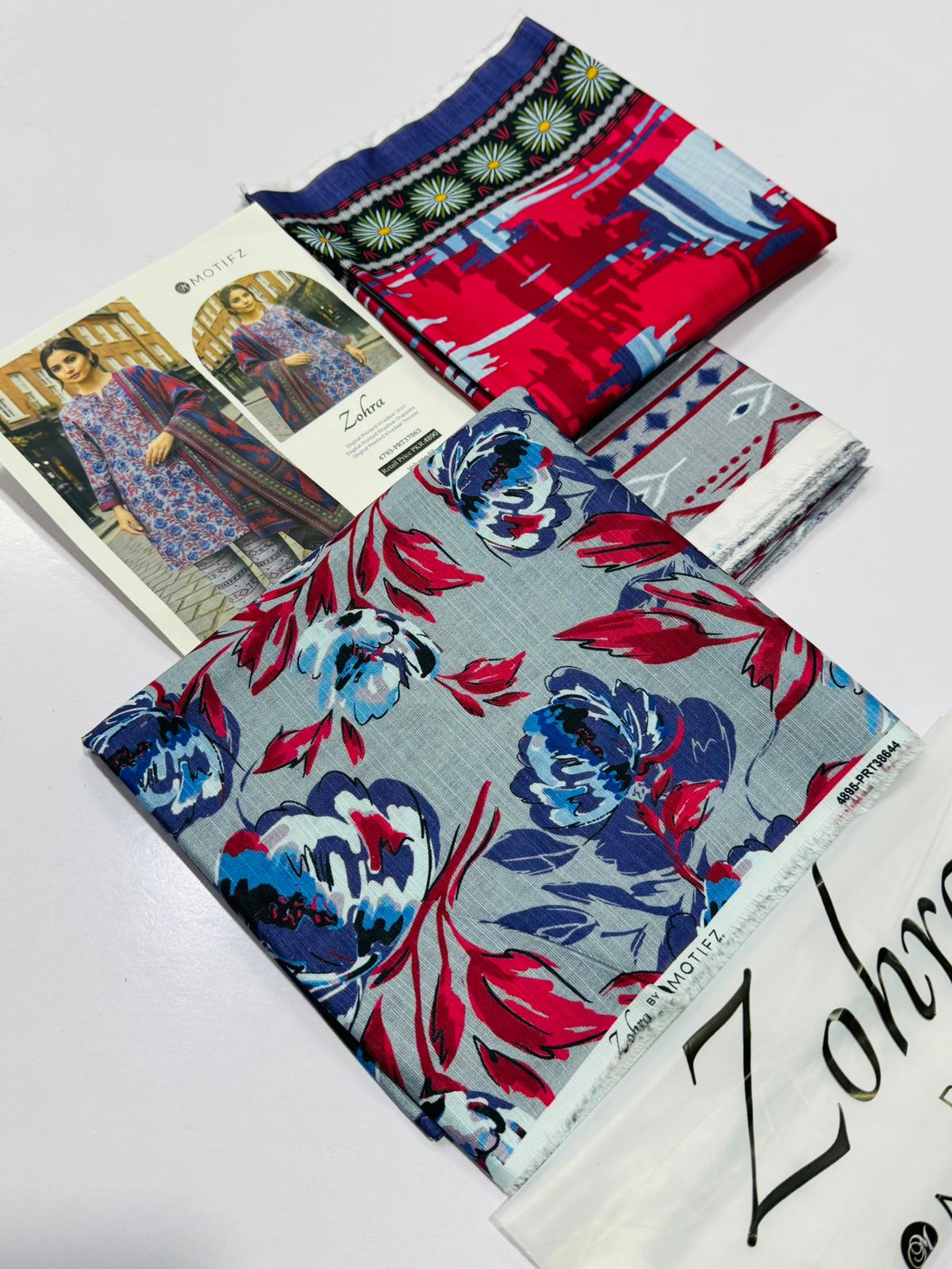 ZOHRA by Motifz – Khaddar Collection 2025 (3-Piece Printed Suit)