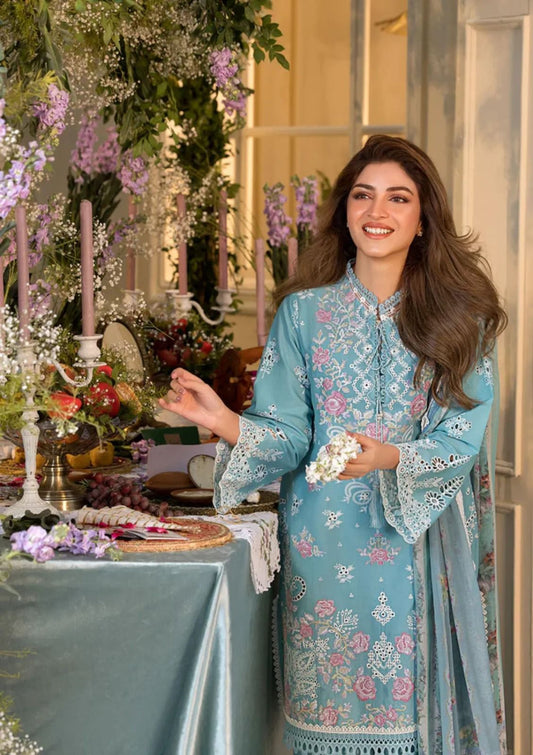 Summer Collection 2026 Lawn 3-Piece Suit – Embroidered swiss voil dupatta Sobia Nazir