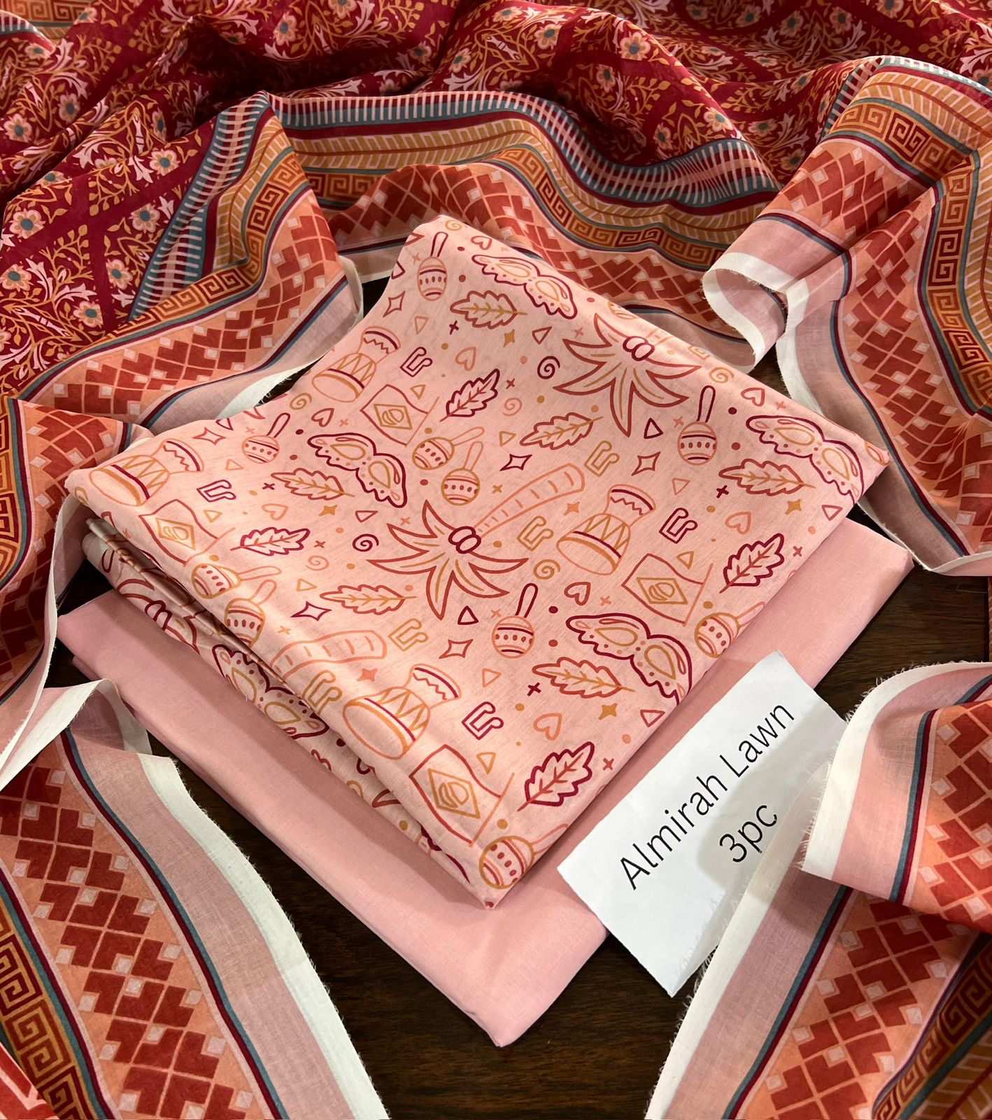 Almirah & Chunri by Outfit 2026 Original Printed Lawn 3-Piece Suit – Summer Collection