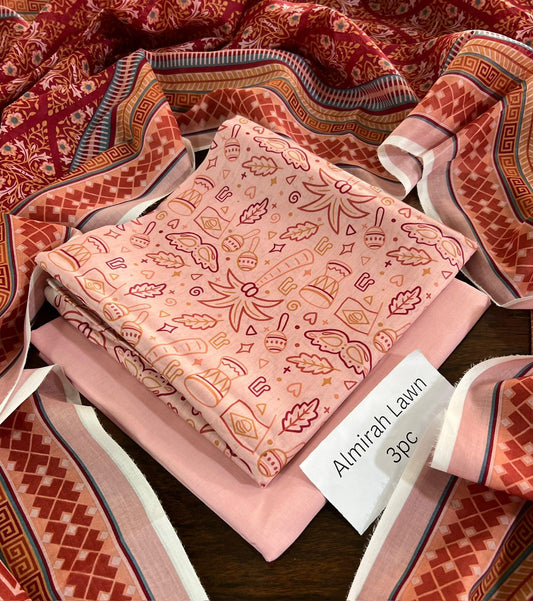 Almirah & Chunri by Outfit 2026 Original Printed Lawn 3-Piece Suit – Summer Collection