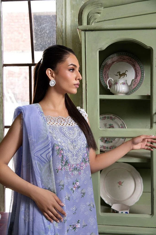 Summer Collection 2026 Lawn 3-Piece Suit – Embroidered chiffon embroidered dupatta Sobia Nazir