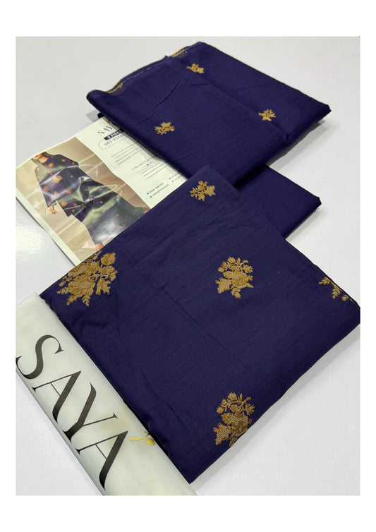 SAYA Jacquard – New Vole Winter Collection 2025 (3-Piece Unstitched Suit)