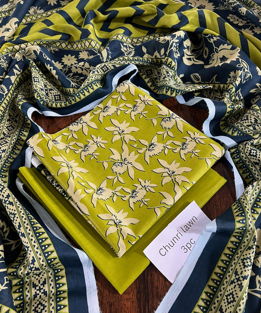 Almirah & Chunri by Outfit 2026 Original Printed Lawn 3-Piece Suit – Summer Collection